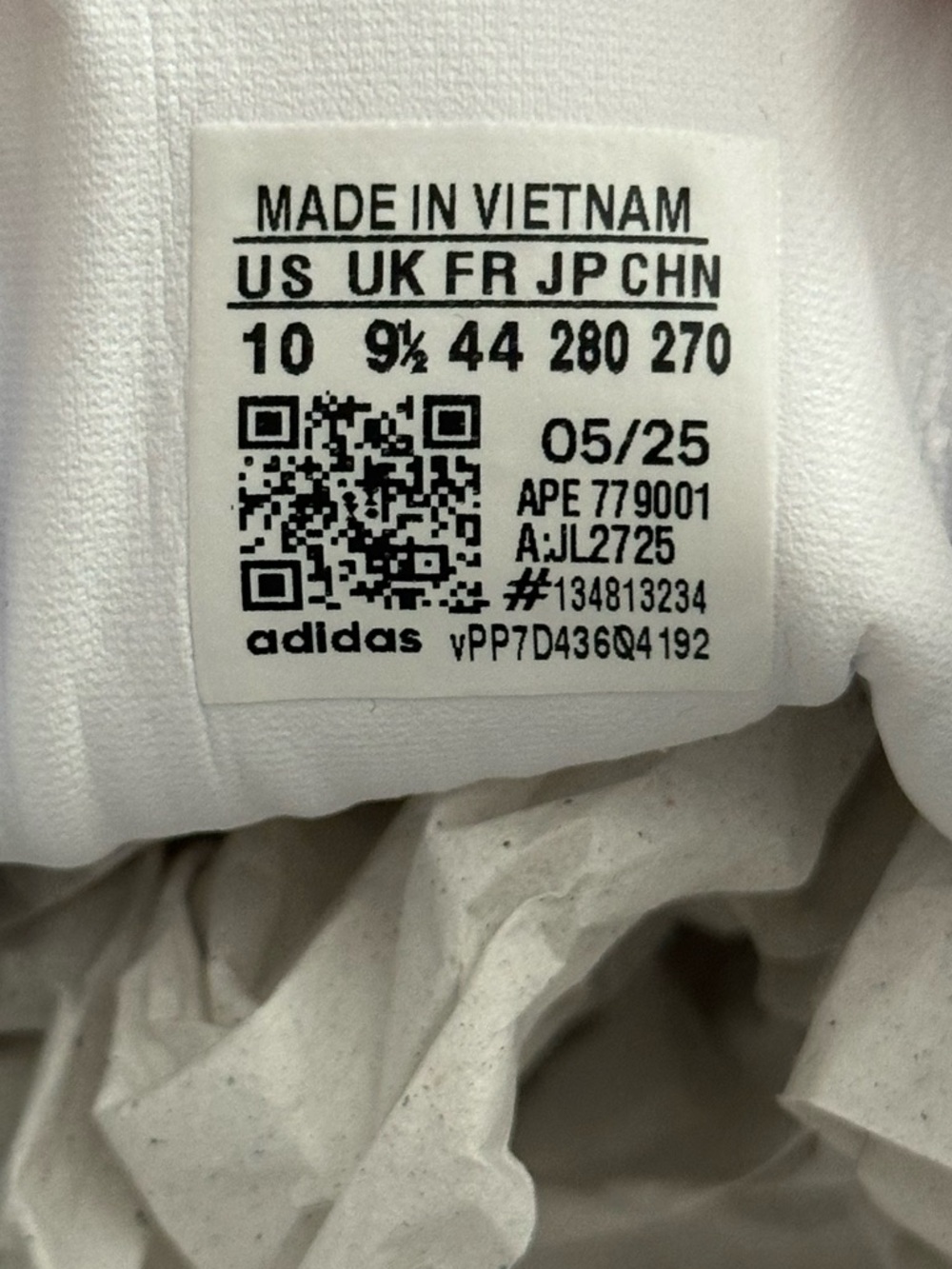 Adidas Samba OG Sneaker in Cloud White, Silver Metallic & Gray One JL2725 - Picture 13 of 16